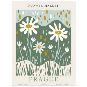 Artfulprints Poster Flower market – Prague II – 30×40 cm – Meerkleurig Artfulprints Poster Flower market – Prague II – 30×40 cm – Meerkleurig