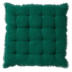 BURTO – stoelkussen 40×40 cm – gewassen katoen – Galapagos Green – gro BURTO – stoelkussen 40×40 cm – gewassen katoen – Galapagos Green – gro