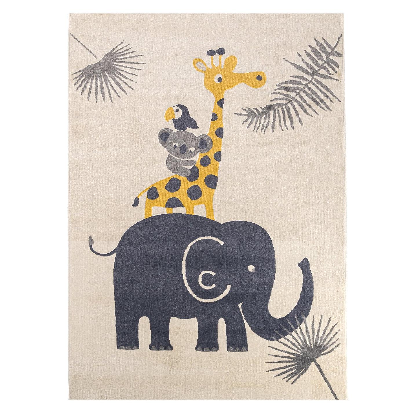 AFK Living vloerkleed Jungle - zeer zacht - veelkleurig - 120 x 170 cm