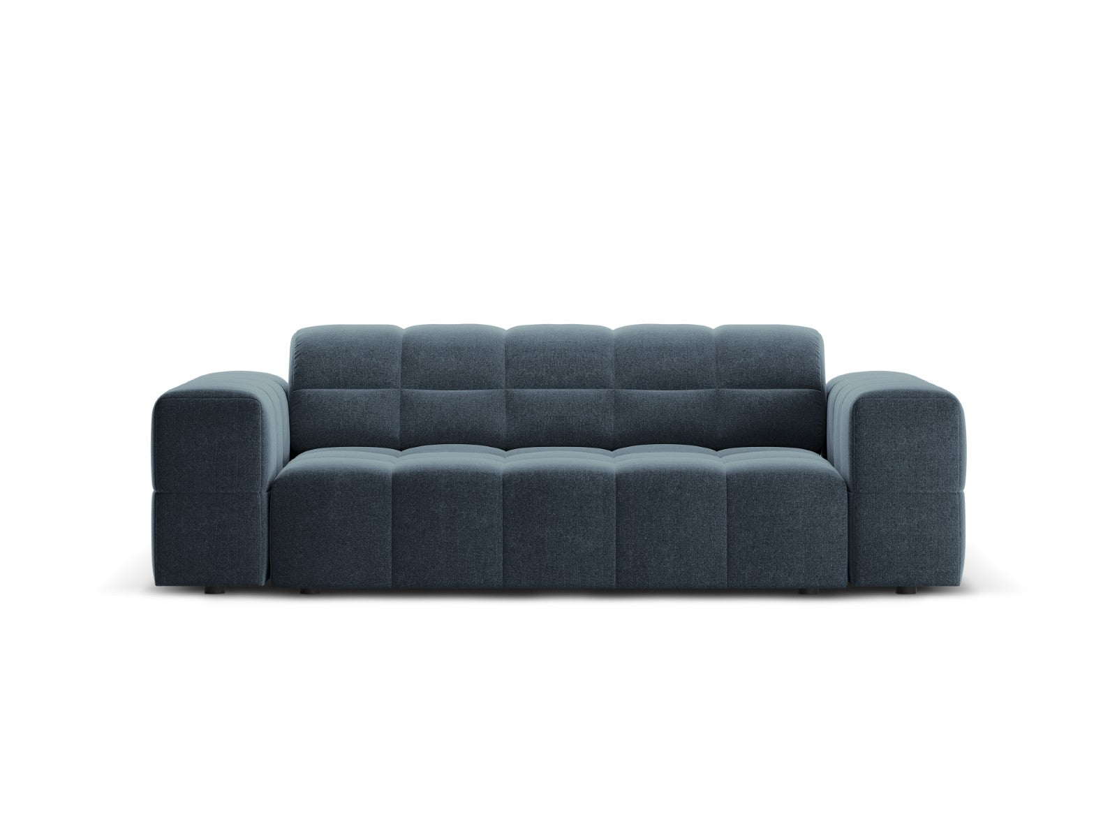 Cosmopolitan Design Bank Chicago 2-zits, chenille koningsblauw - 102x1