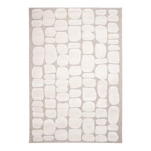 AFK Living vloerkleed Galet – reliëfeffect – beige – 160 x 230 cm AFK Living vloerkleed Galet – reliëfeffect – beige – 160 x 230 cm