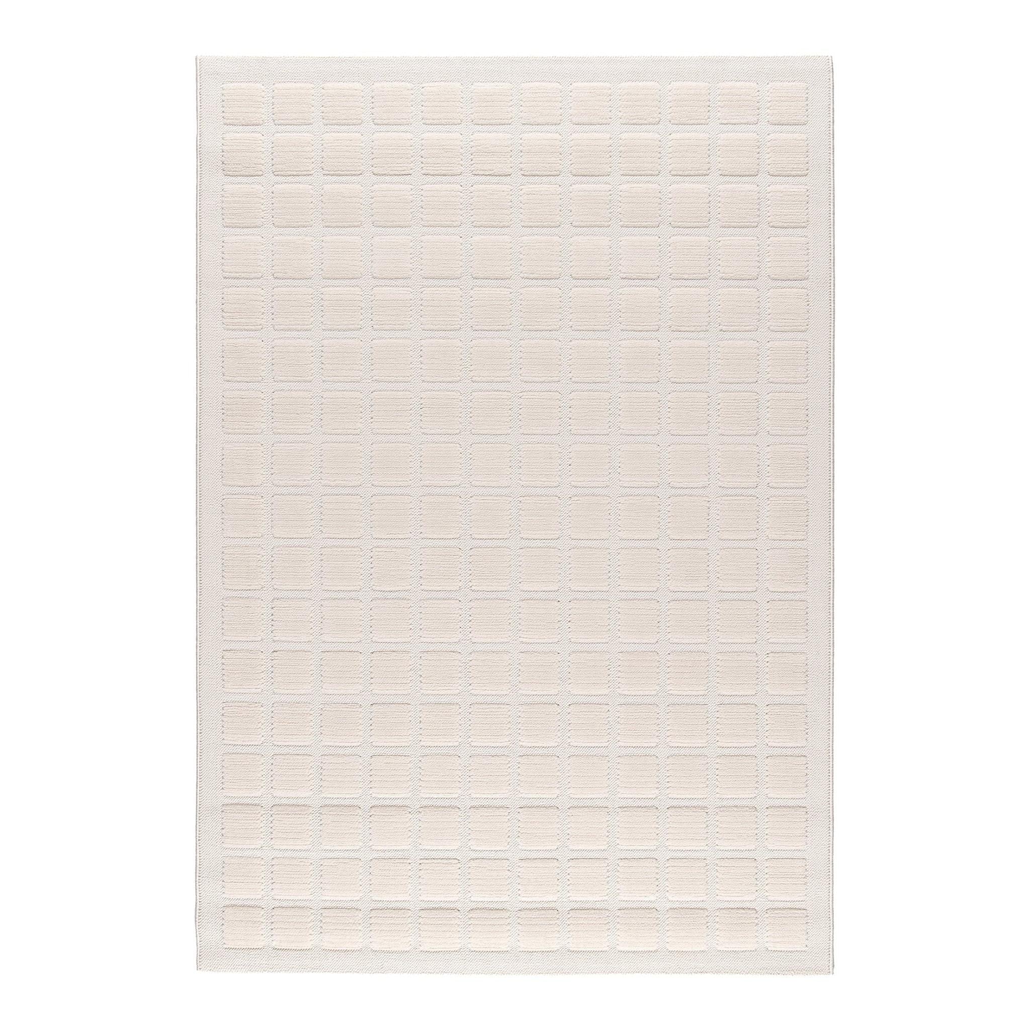 AFK Living vloerkleed Facet - reliëfeffect - beige - 200 x 290 cm