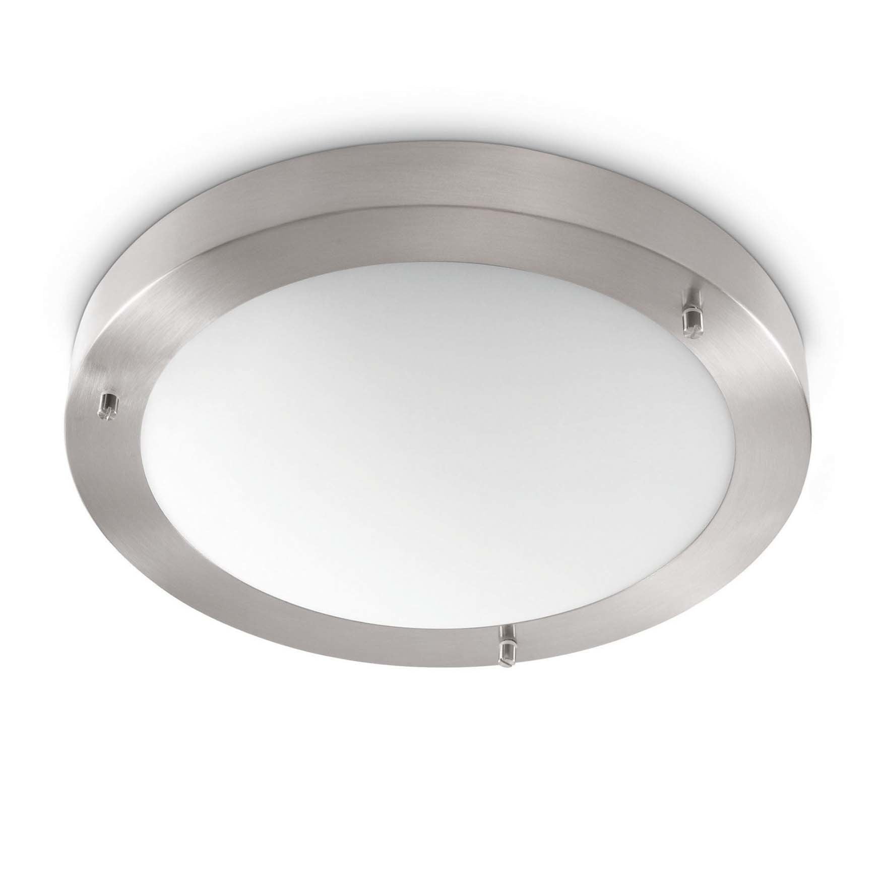 Artdelight plafondlamp Yuca - 1 lichts - 30 x 9 cm - mat-chroom