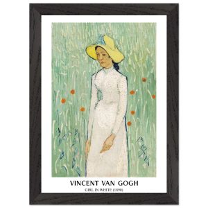 Artfulprints Poster met Lijst Vincent van Gogh – Girl in white – A4 21 Artfulprints Poster met Lijst Vincent van Gogh – Girl in white – A4 21