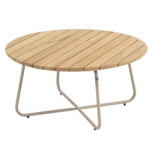 4 Seasons loungetafel Verdi teak – latte – Ø73 x 35 cm 4 Seasons loungetafel Verdi teak – latte – Ø73 x 35 cm