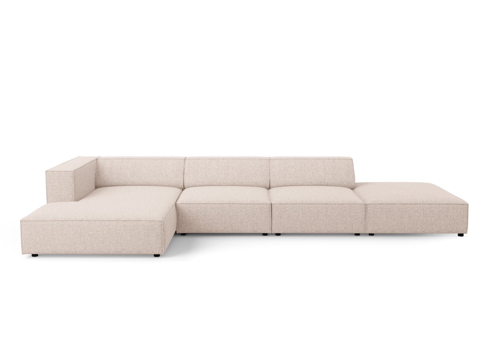 Cosmopolitan Design linker hoekbank Arendal 5-zits, chenille, beige -