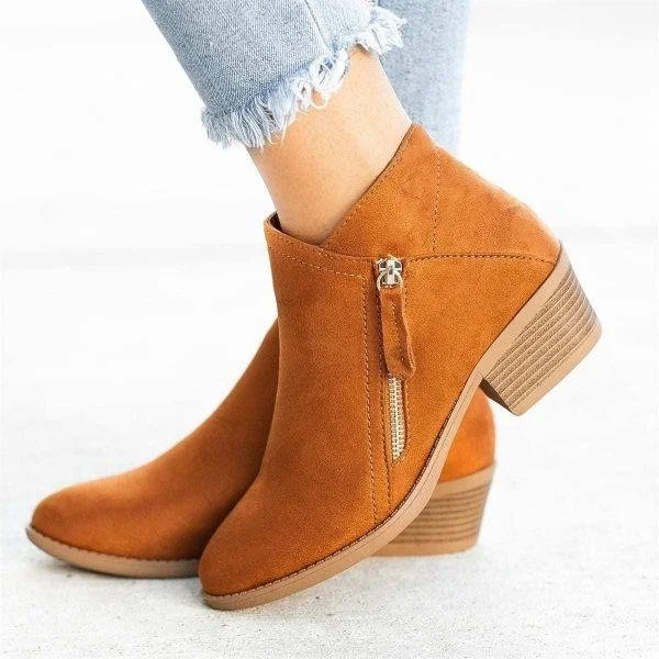 Heel – Orthopedische leren enkellaarzen voor Dames