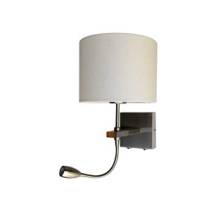 Artdelight wandlamp Quad – 2 lichts – 25 x 55 cm – mat chroom Artdelight wandlamp Quad – 2 lichts – 25 x 55 cm – mat chroom