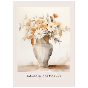 Artfulprints Poster Bloemen in vaas 2 – 50×70 cm – Taupe Artfulprints Poster Bloemen in vaas 2 – 50×70 cm – Taupe