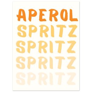 Artfulprints Poster Aperol Spritz – Written – 30×40 cm – Oranje Artfulprints Poster Aperol Spritz – Written – 30×40 cm – Oranje