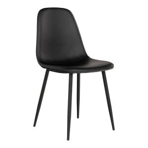 BRAM Eetkamerstoel Bjorke – Set van 2 – Zwart