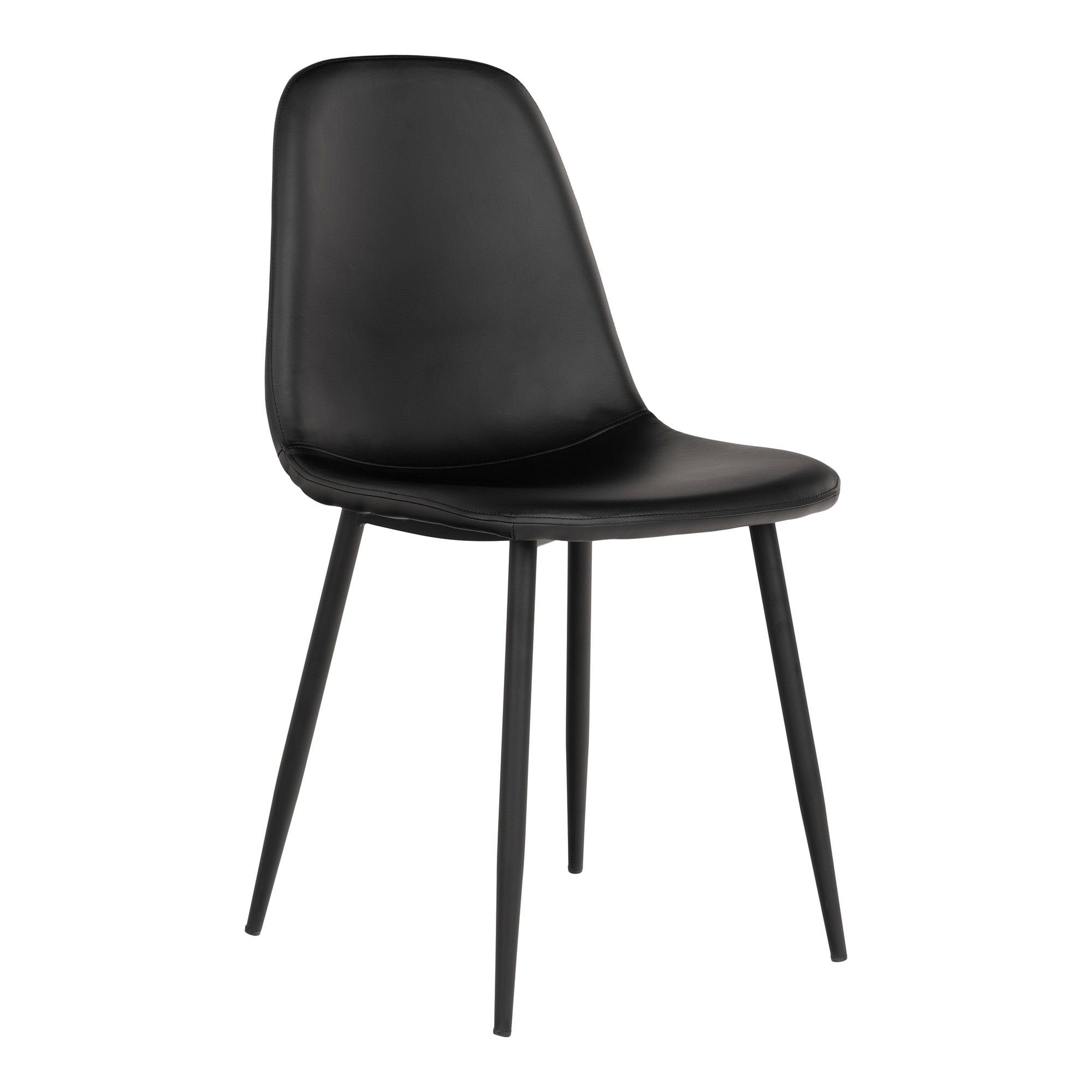 BRAM Eetkamerstoel Bjorke - Set van 2 - Zwart