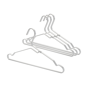 Brabantia Aluminium Kledinghangers, set van 4 – Silver Brabantia Aluminium Kledinghangers, set van 4 – Silver