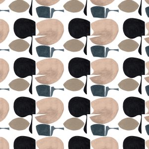 Catchii Behang Modern Curvy Town meerkleurig zwart Catchii Behang Modern Curvy Town meerkleurig zwart