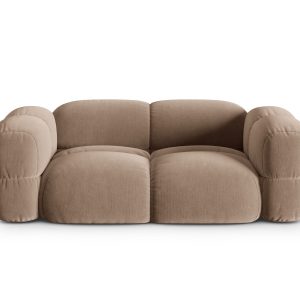 Cosmopolitan Design Bank Loretto 3-zits, flueel donkerbeige – 100x210x Cosmopolitan Design Bank Loretto 3-zits, flueel donkerbeige – 100x210x