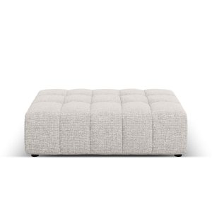 Cosmopolitan Design Poef Chicago chenille lichtgrijs – 84x102x42cm Cosmopolitan Design Poef Chicago chenille lichtgrijs – 84x102x42cm