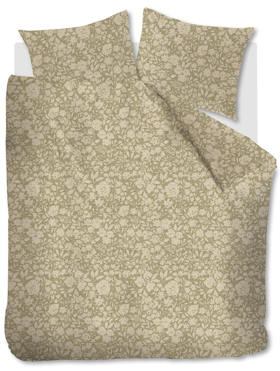 Ariadne at Home dekbedovertrek Shapes - 200x200/220 cm - groen