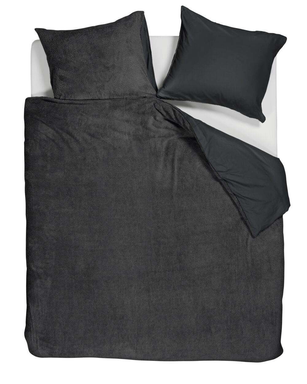 Ambiante Plush Teddy dekbedovertrek - Tweepersoons - 200x200/220 - Ant