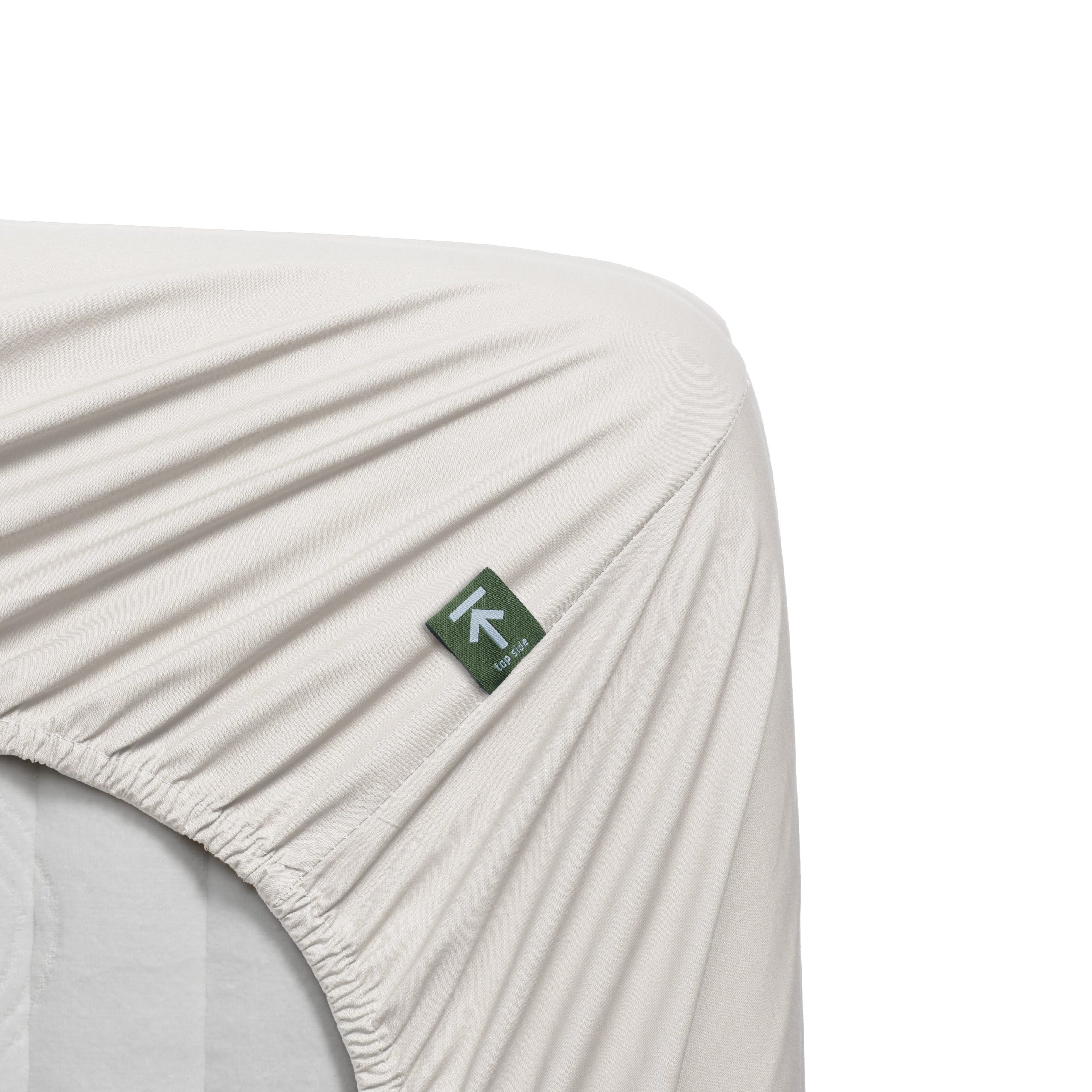 Beddinghouse - Percale katoen - Hoeslaken - 180x210 cm - Gebroken wit