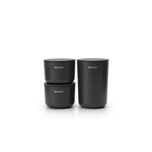 Brabantia Opbergbakjes, set van 3 – Dark Grey Brabantia Opbergbakjes, set van 3 – Dark Grey