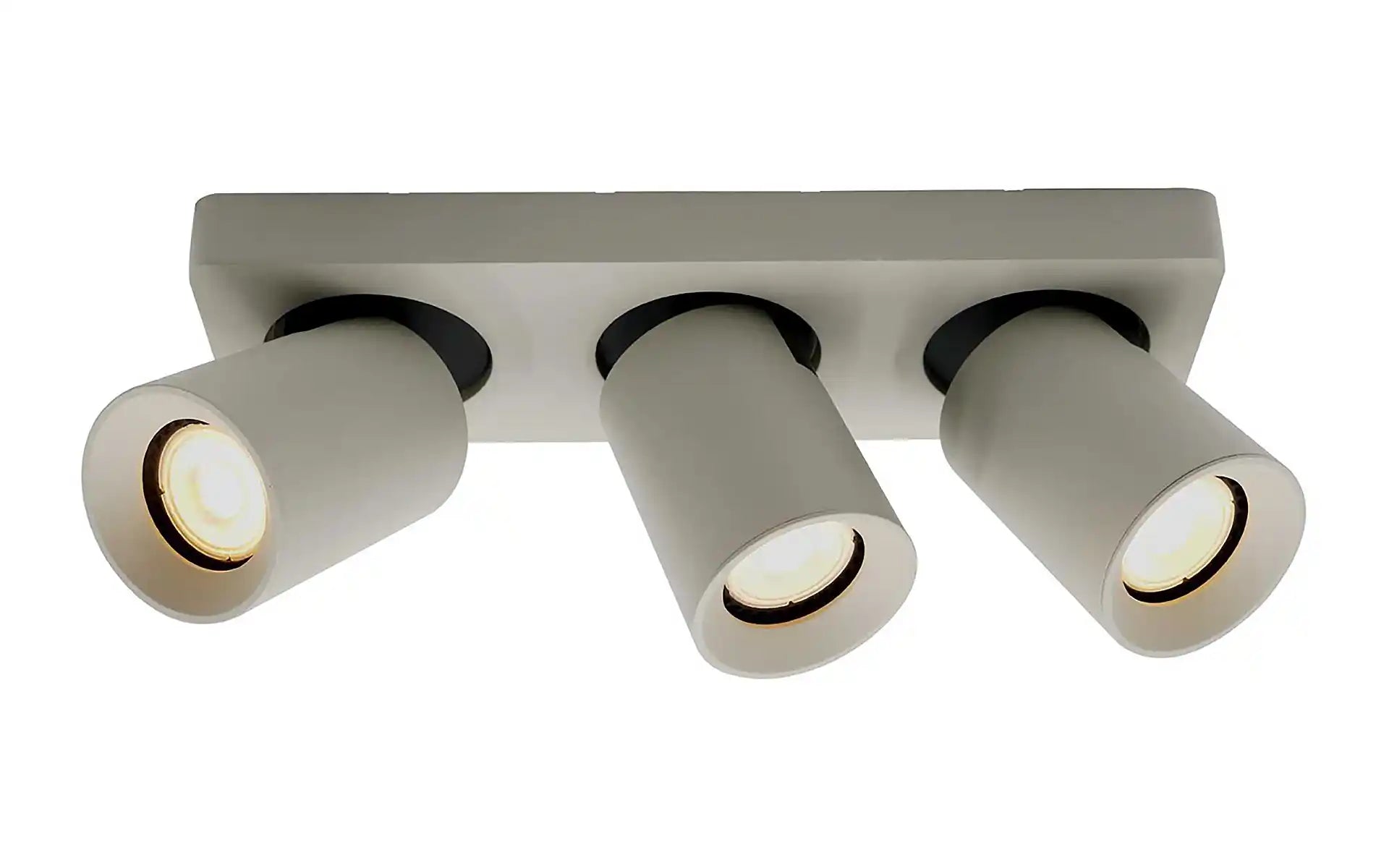 Artdelight spot Megano - 3 lichts - 30 x 11.5 cm - grijs
