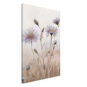 Artfulprints Canvas Flower aquarel 1 canvas – 60×90 cm – beige Artfulprints Canvas Flower aquarel 1 canvas – 60×90 cm – beige