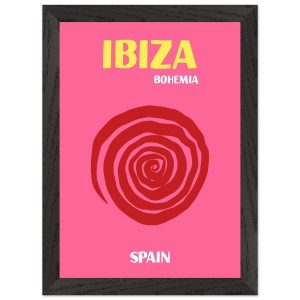 Artfulprints Poster met Lijst Spanje – Ibiza – A4 21×29.7 cm – Roze Artfulprints Poster met Lijst Spanje – Ibiza – A4 21×29.7 cm – Roze