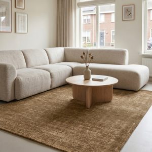 DÉJA Living Vloerkleed Emren – Olijfgroen Stof – 155x230cm DÉJA Living Vloerkleed Emren – Olijfgroen Stof – 155x230cm