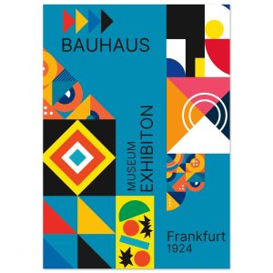 Artfulprints Poster Bauhaus – Museum exhibition frankfurt – A4 21×29.7 Artfulprints Poster Bauhaus – Museum exhibition frankfurt – A4 21×29.7