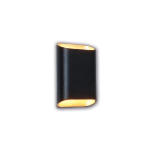 Artdelight wandlamp Diaz – 2 lichts – 4 x 15 cm – zwart goud Artdelight wandlamp Diaz – 2 lichts – 4 x 15 cm – zwart goud