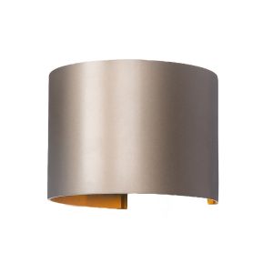Artdelight wandlamp Gyro – 1 lichts – 11.2 x 9.7 cm – champagne Artdelight wandlamp Gyro – 1 lichts – 11.2 x 9.7 cm – champagne