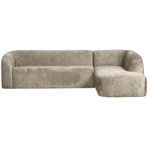 WOOOD hoekbank rechts Sloping – Velvet – Wheatfield-77x274x87/225 WOOOD hoekbank rechts Sloping – Velvet – Wheatfield-77x274x87/225