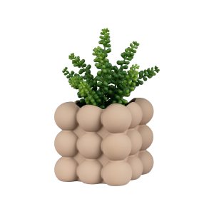 Artichok Annemarie bloempot keramiek bruin – 13,5 x 13 cm Artichok Annemarie bloempot keramiek bruin – 13,5 x 13 cm