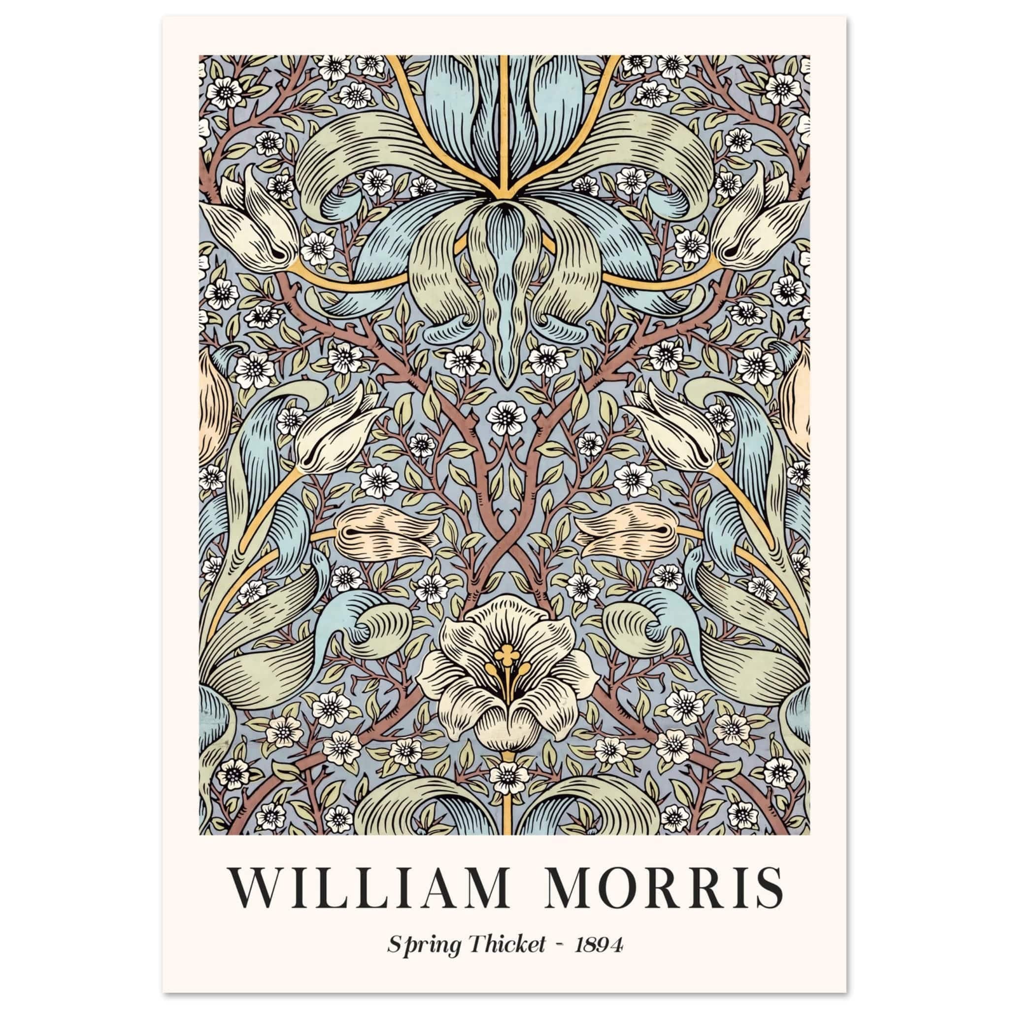 Artfulprints Poster William Morris - Spring thicket 1884 - 70x100 cm -