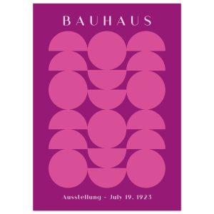 Artfulprints Poster Bauhaus – Ausstellung 1923 – 50×70 cm – Paars Artfulprints Poster Bauhaus – Ausstellung 1923 – 50×70 cm – Paars