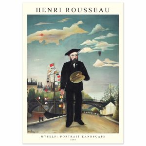 Artfulprints Poster Henri Rousseau – Portrait landscape – 50×70 cm – B Artfulprints Poster Henri Rousseau – Portrait landscape – 50×70 cm – B