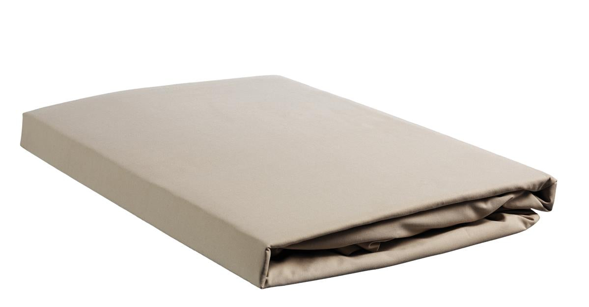 Ambiante - Katoen - Split-topper - Hoeslaken - 180x200 cm - Taupe