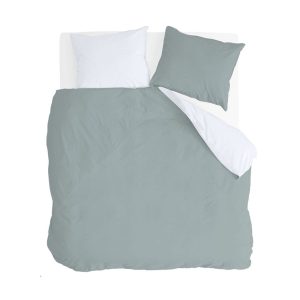 Byrklund – Dekbedovertrek Side Way – 200×220 cm – Jade / Wit Byrklund – Dekbedovertrek Side Way – 200×220 cm – Jade / Wit
