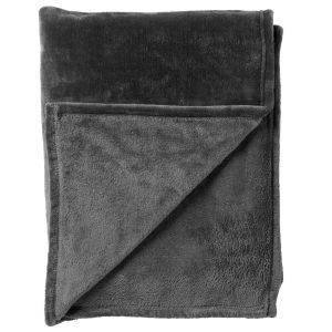 BILLY – Plaid 150×200 cm – flannel fleece – superzacht – Charcoal Gray BILLY – Plaid 150×200 cm – flannel fleece – superzacht – Charcoal Gray