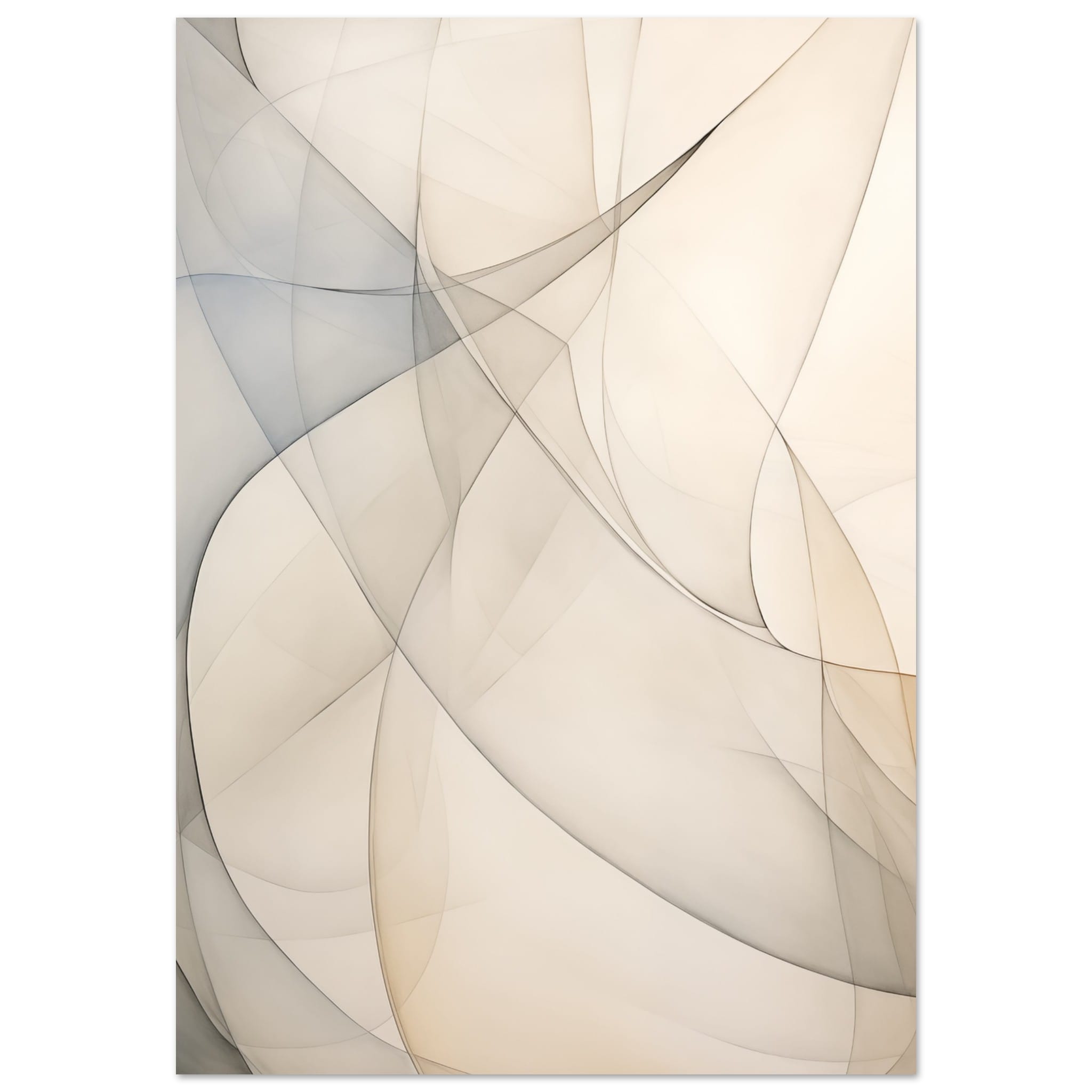 Artfulprints Abstract - Fine lines 1 poster 70x100 cm