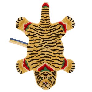 Doing Goods Babul Bombay Tijger Vloerkleed – Klein 92 x 62 x 2 cm – 10 Doing Goods Babul Bombay Tijger Vloerkleed – Klein 92 x 62 x 2 cm – 10
