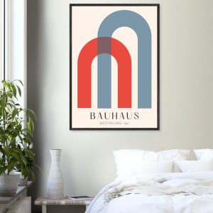 Artfulprints Poster Bauhaus – Ausstellung 1921 – 70×100 cm – Meerkleur Artfulprints Poster Bauhaus – Ausstellung 1921 – 70×100 cm – Meerkleur