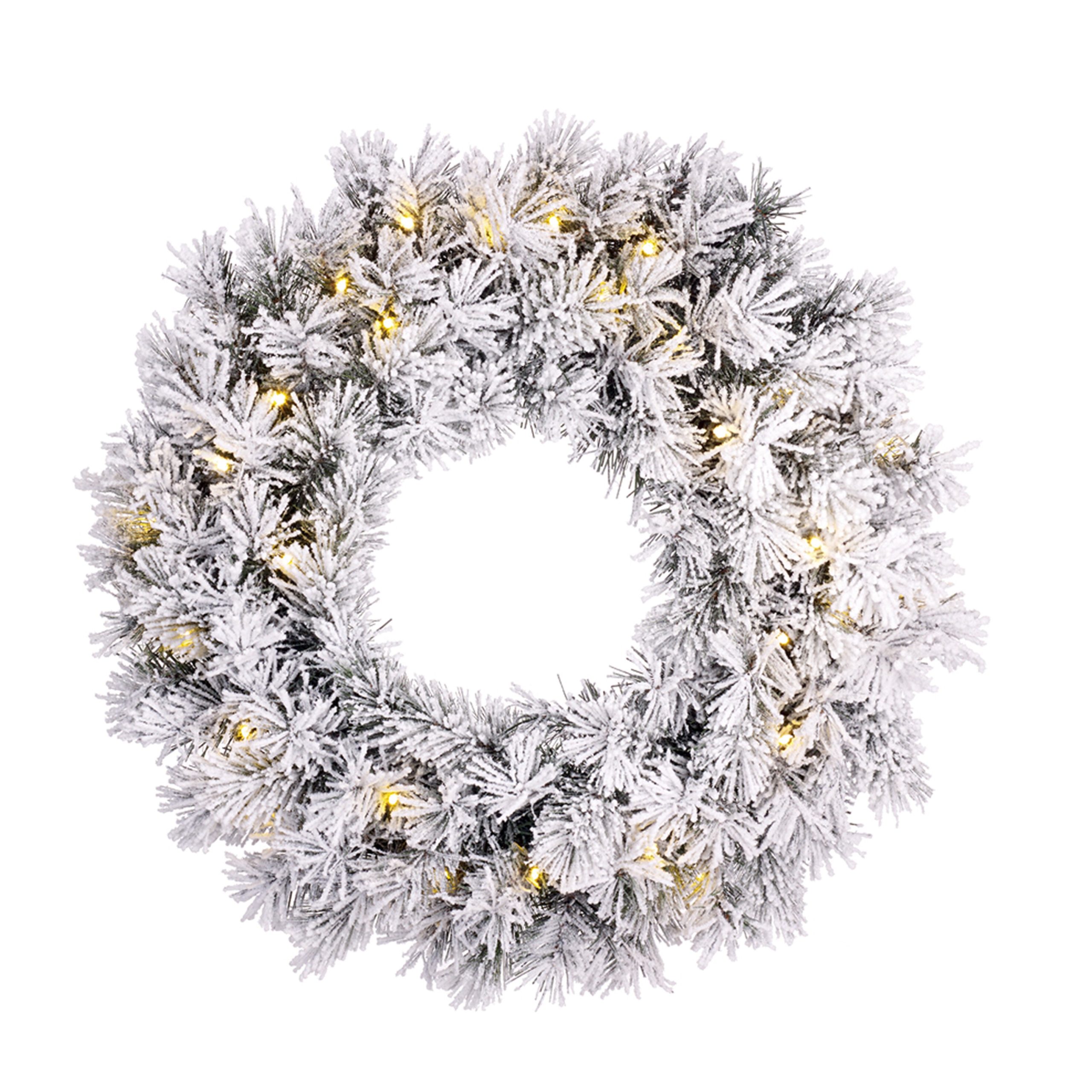 Black Box Trees Dinsmore Kerstkrans met LED Verlichting - Ø60 cm - Fro