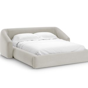 Cosmopolitan Design Opbergbed met hoofdeinde Campi 200x160cm flueel do Cosmopolitan Design Opbergbed met hoofdeinde Campi 200x160cm flueel do