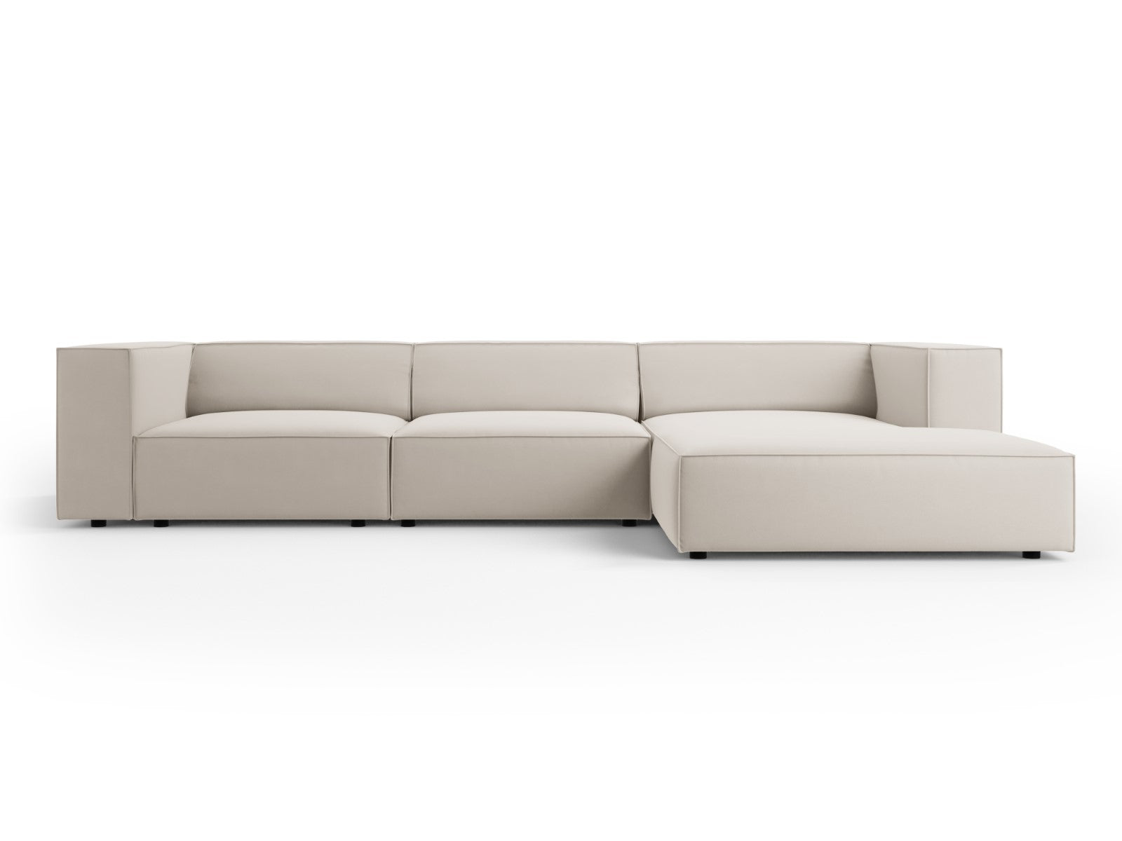 Cosmopolitan Design rechter hoekbank Arendal 4-zits, flueel, ecru - 16