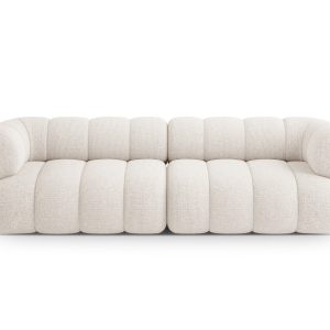 Cosmopolitan Design Bank Koge 4-zits, chenille lichtbeige – 95x240x70c Cosmopolitan Design Bank Koge 4-zits, chenille lichtbeige – 95x240x70c