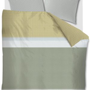 Beddinghouse dekbedovertrek Bernou – 200×200/220 cm – groen Beddinghouse dekbedovertrek Bernou – 200×200/220 cm – groen