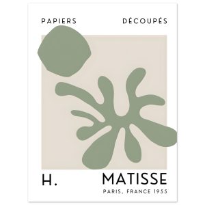 Artfulprints Poster Matisse – Echoes of the sea – 30×40 cm – Groen Artfulprints Poster Matisse – Echoes of the sea – 30×40 cm – Groen