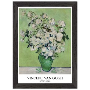 Artfulprints Poster met Lijst Vincent van Gogh – Roses – A4 21×29.7 cm Artfulprints Poster met Lijst Vincent van Gogh – Roses – A4 21×29.7 cm