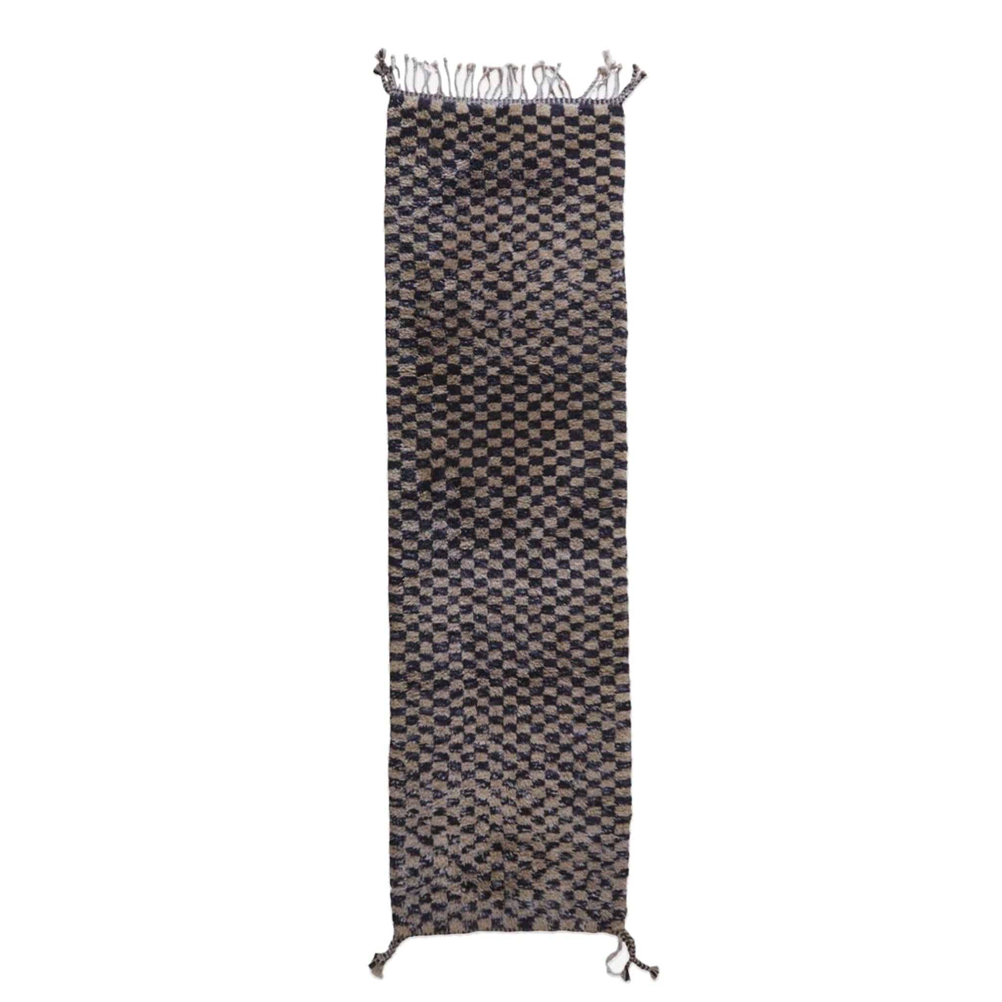 AFK Living vloerkleed Berber - handgemaakt - Wol - 90 x 313 cm